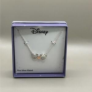 Disney Silver Plated Necklace with Heart- little girl present